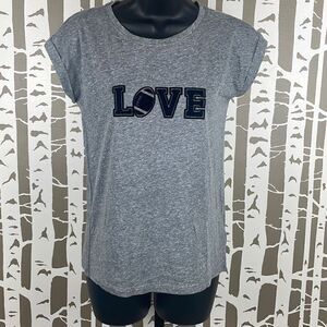 C&C California LOVE Football T-Shirt XS Gray, Black